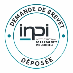 Badge : demande de brevet déposée à l'INPI