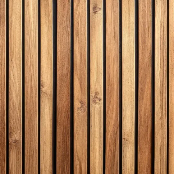 Texture d’habillage effet tasseaux de bois bruns